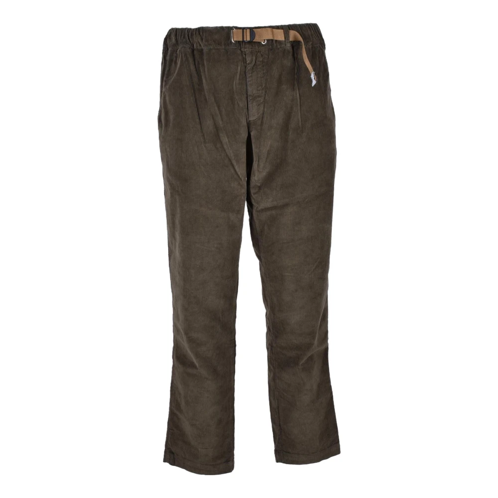 White Sand Katoenmix Slim Fit Broek Green Heren