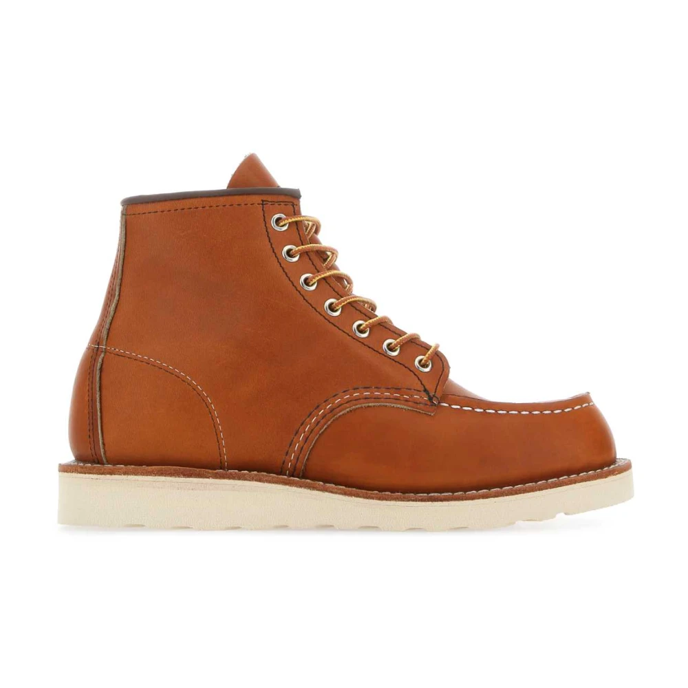 Red Wing Shoes Karamel Leren Veterschoenen Brown Heren