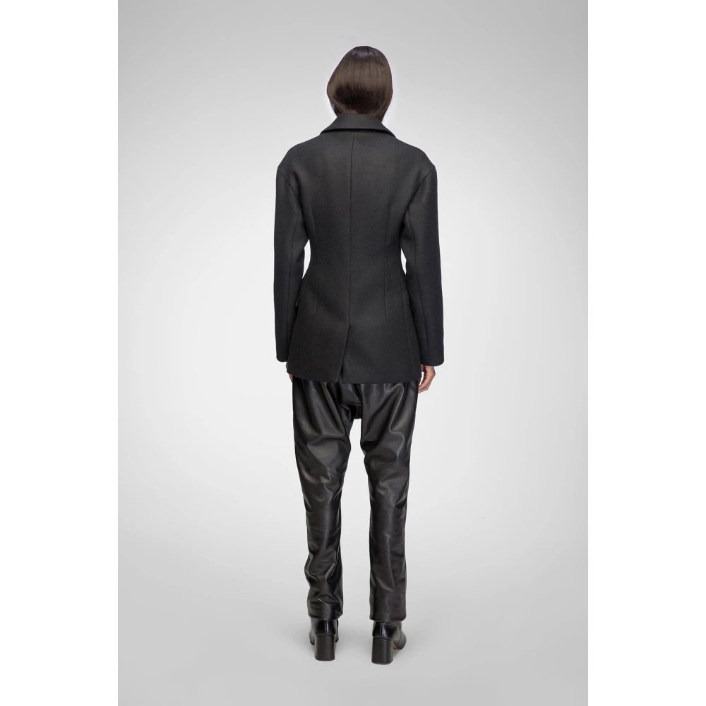 VSP Lia Zwarte wollen jas Black Dames