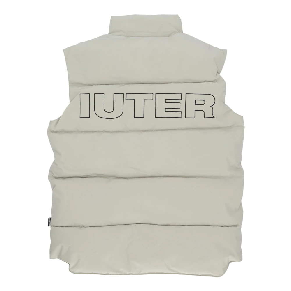 Iuter Mouwloos Puff Vest Ice Beige Heren