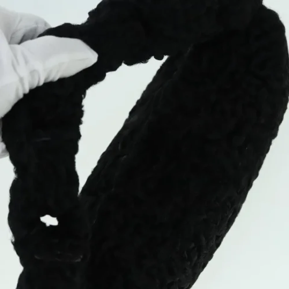 Fendi Vintage Pre-owned Wool handbags Black Dames