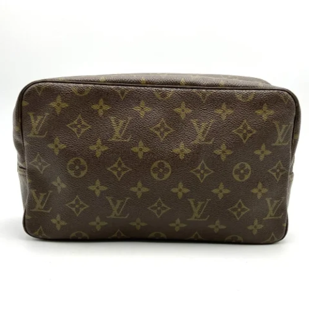 Louis Vuitton Vintage Pre-owned Canvas clutches Brown Dames