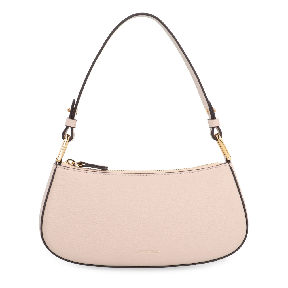 Coccinelle Kleine Leren Tas met Afneembare Band Pink Dames