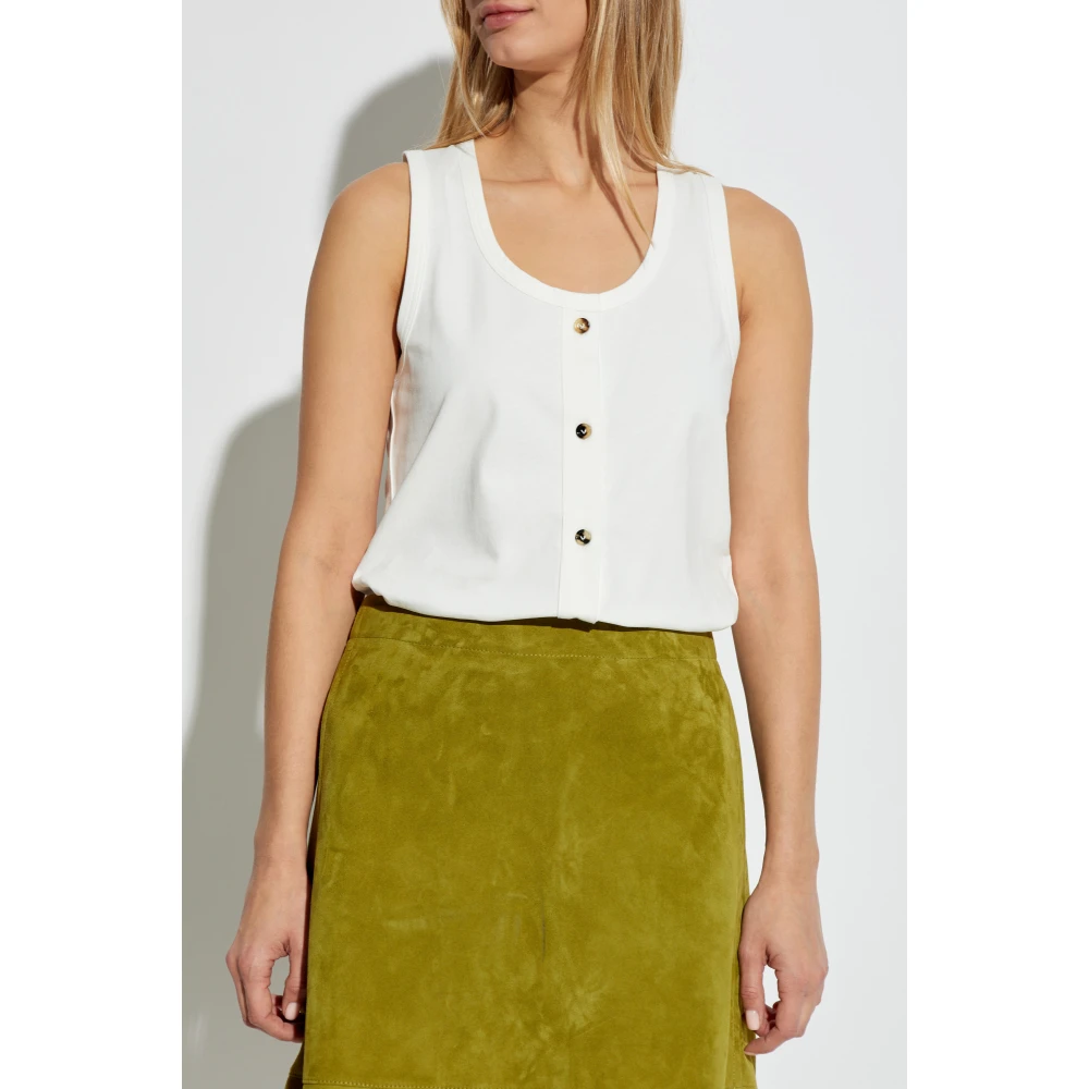 Bottega Veneta Top met sluiting White Dames