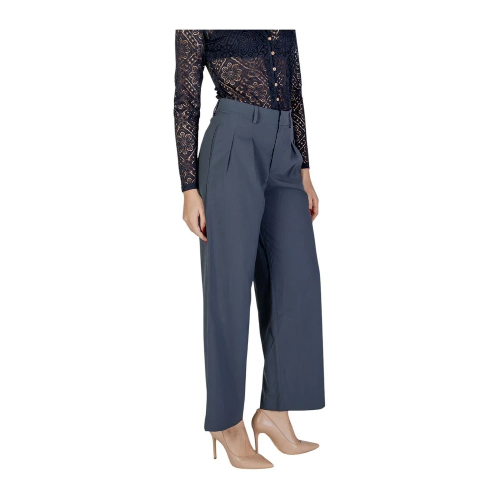 Calvin Klein Jeans Grijze polyester blend Palace broek Gray Dames