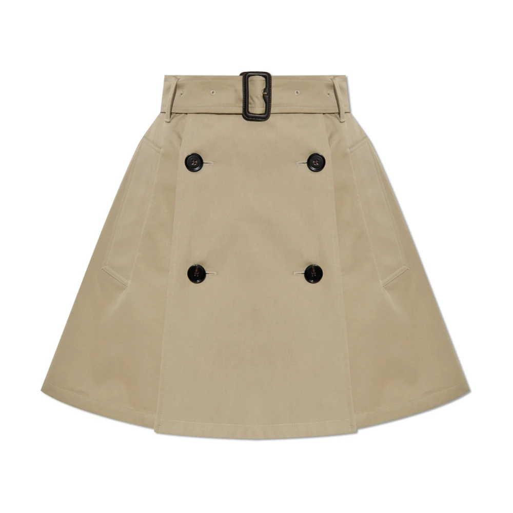 Burberry Women's Beige Short Skirts, 2XS, Skirt Josselyn