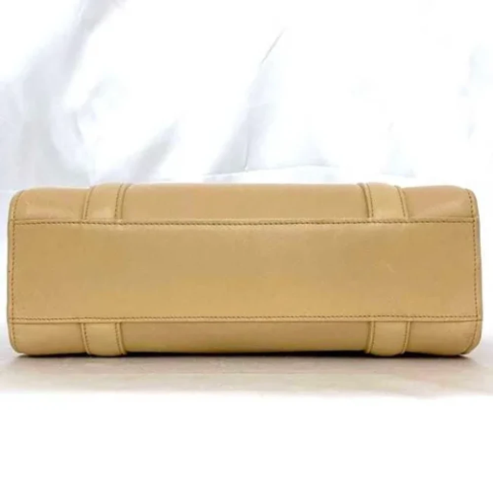 Cartier Vintage Pre-owned Leather handbags Beige Dames
