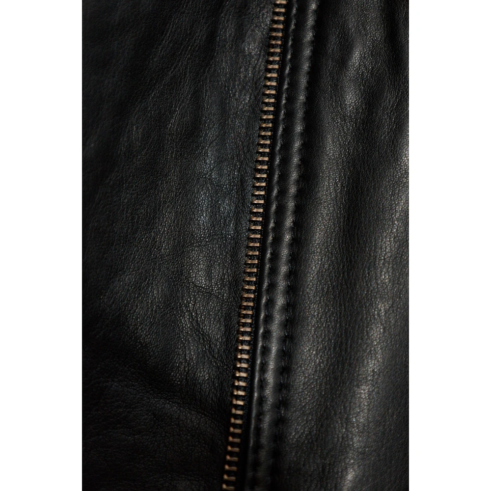 Gestuz Leren vest Gellygz Black Dames