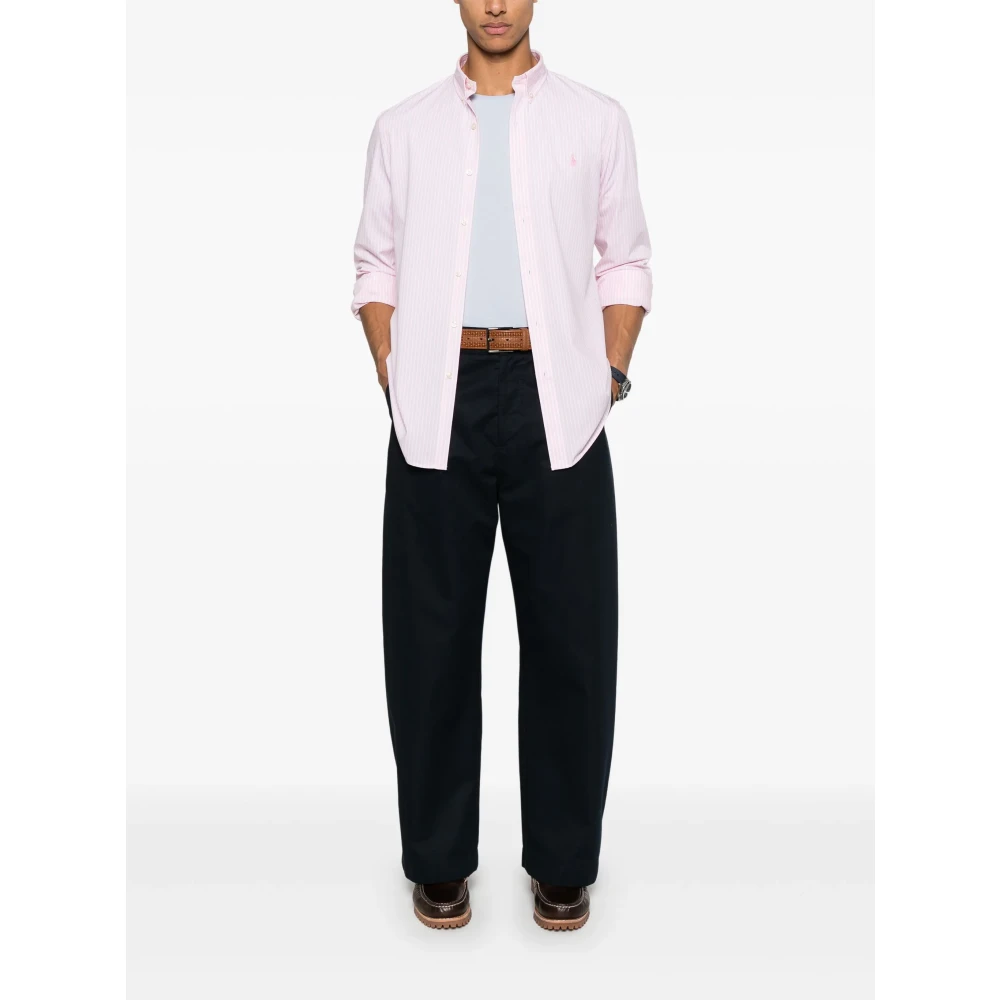 Polo Ralph Lauren Roze Button-Down Shirt met Pony Logo Pink Heren