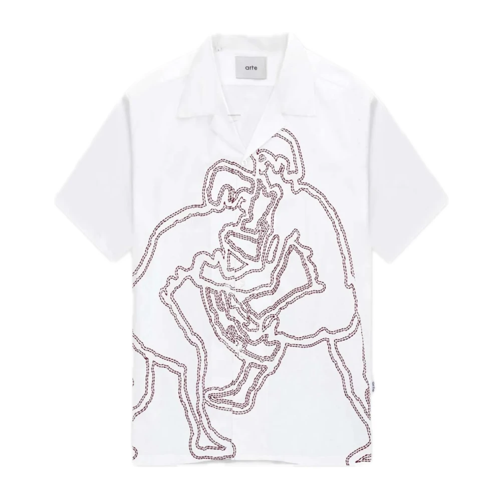Arte Antwerp Scottie Fighter Shirt White Heren