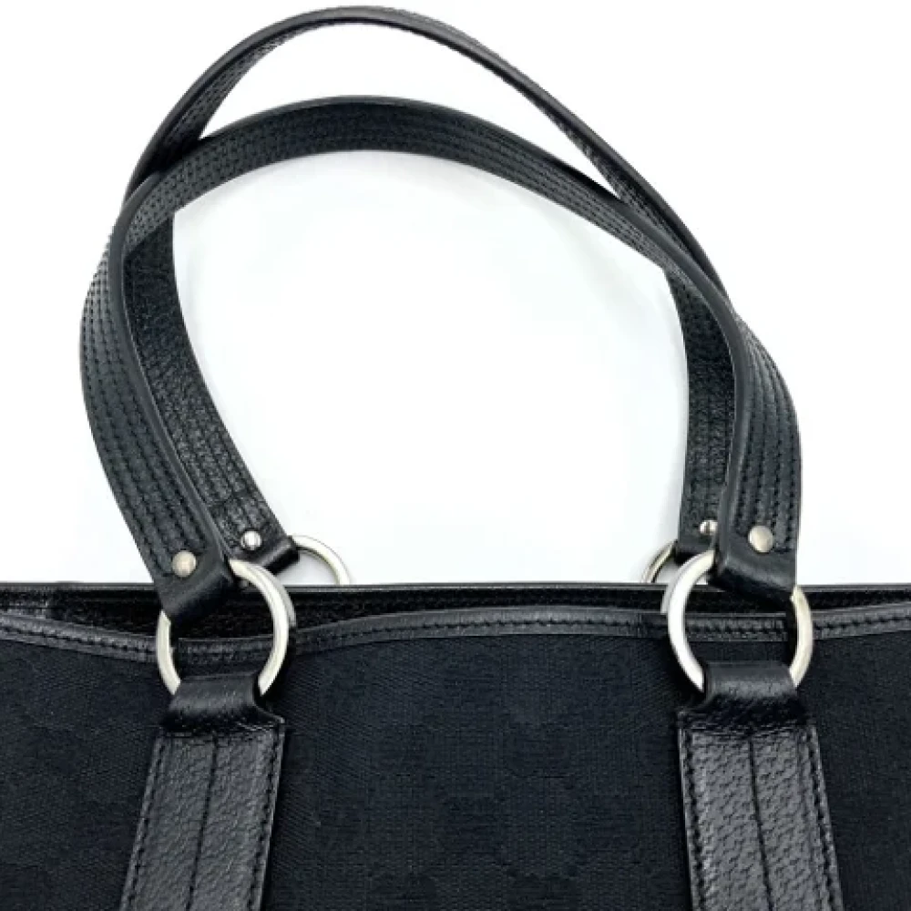 Gucci Vintage Pre-owned Canvas gucci-bags Black Dames