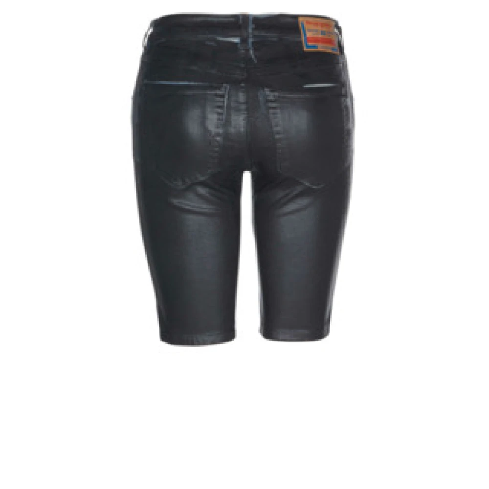 Diesel Stijlvolle Denim Shorts Black Dames