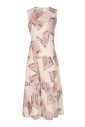 robe-midi-en-coton-a-col-rond