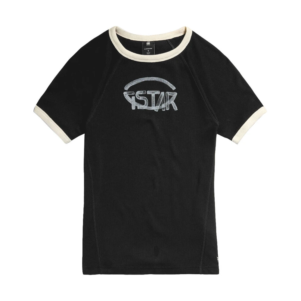 G-Star Army Ringer Slim T-Shirt Black Dames
