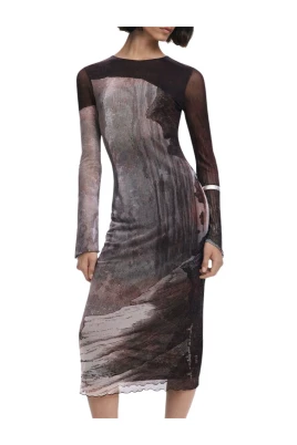 Long Sleeve Midi Dress
