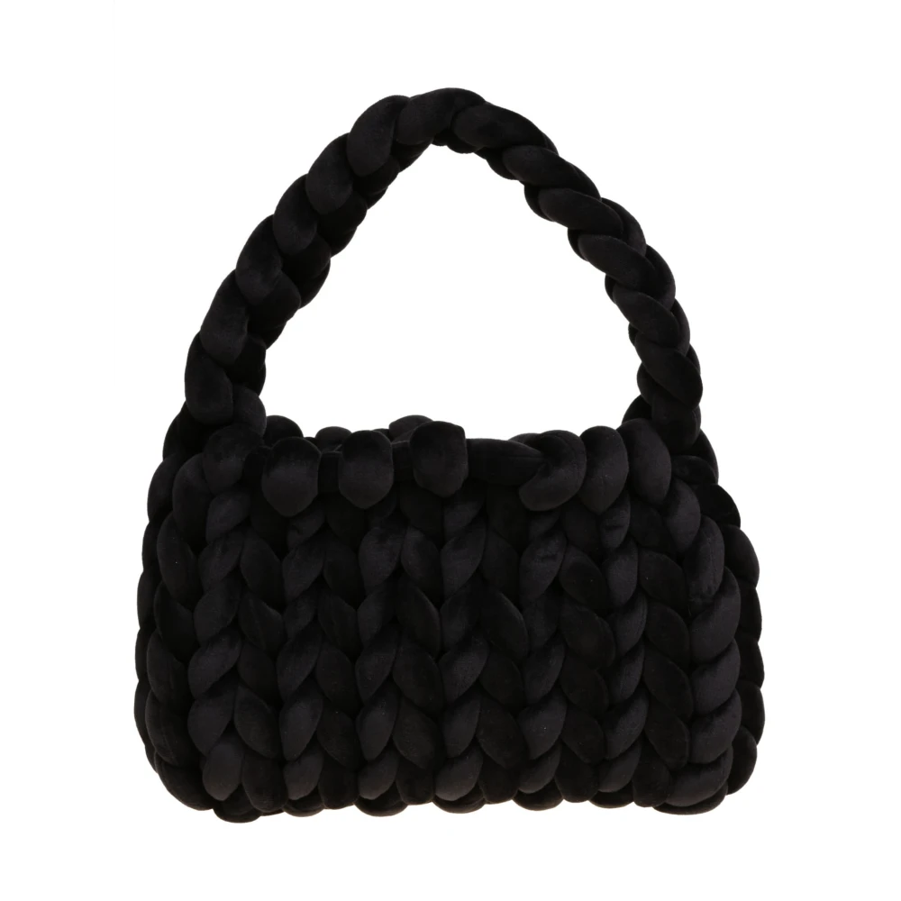 MC2 Saint Barth Velours Patroon Pochette Anais Black Dames