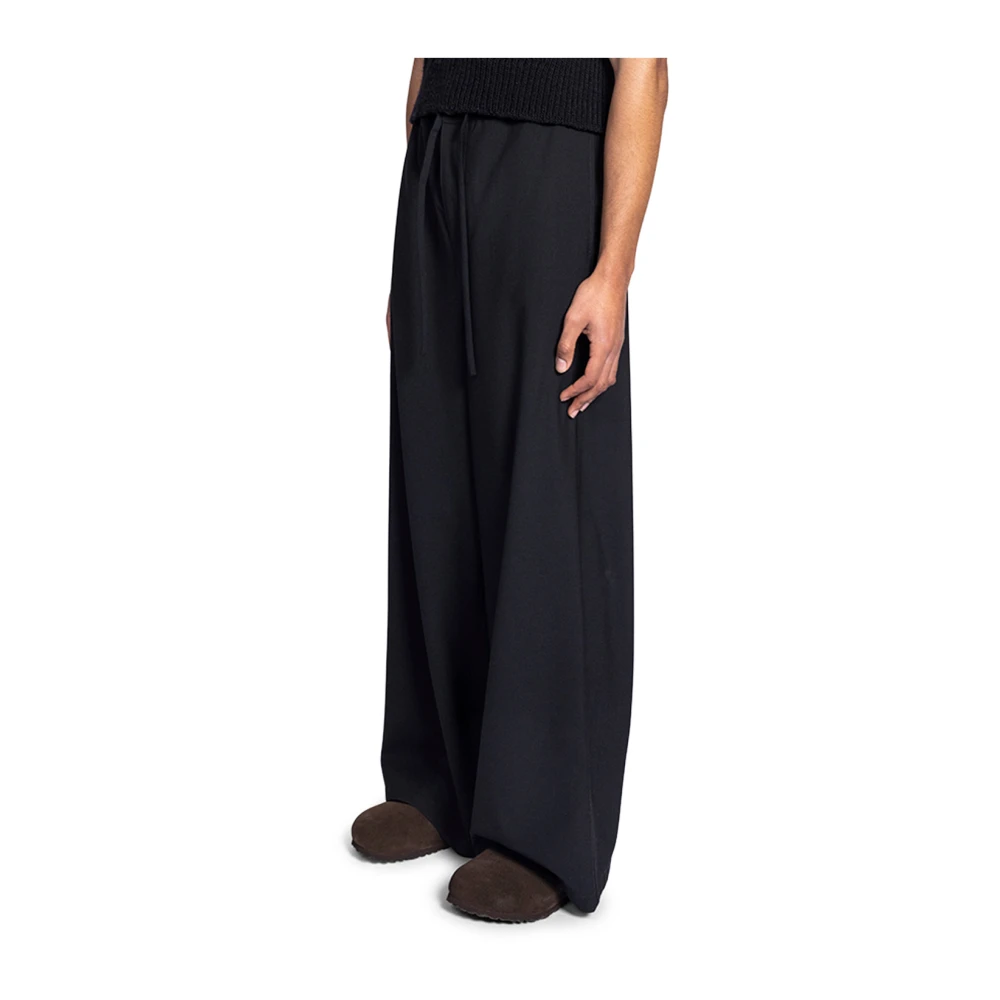 Marni Zwarte katoenen broek Black Heren