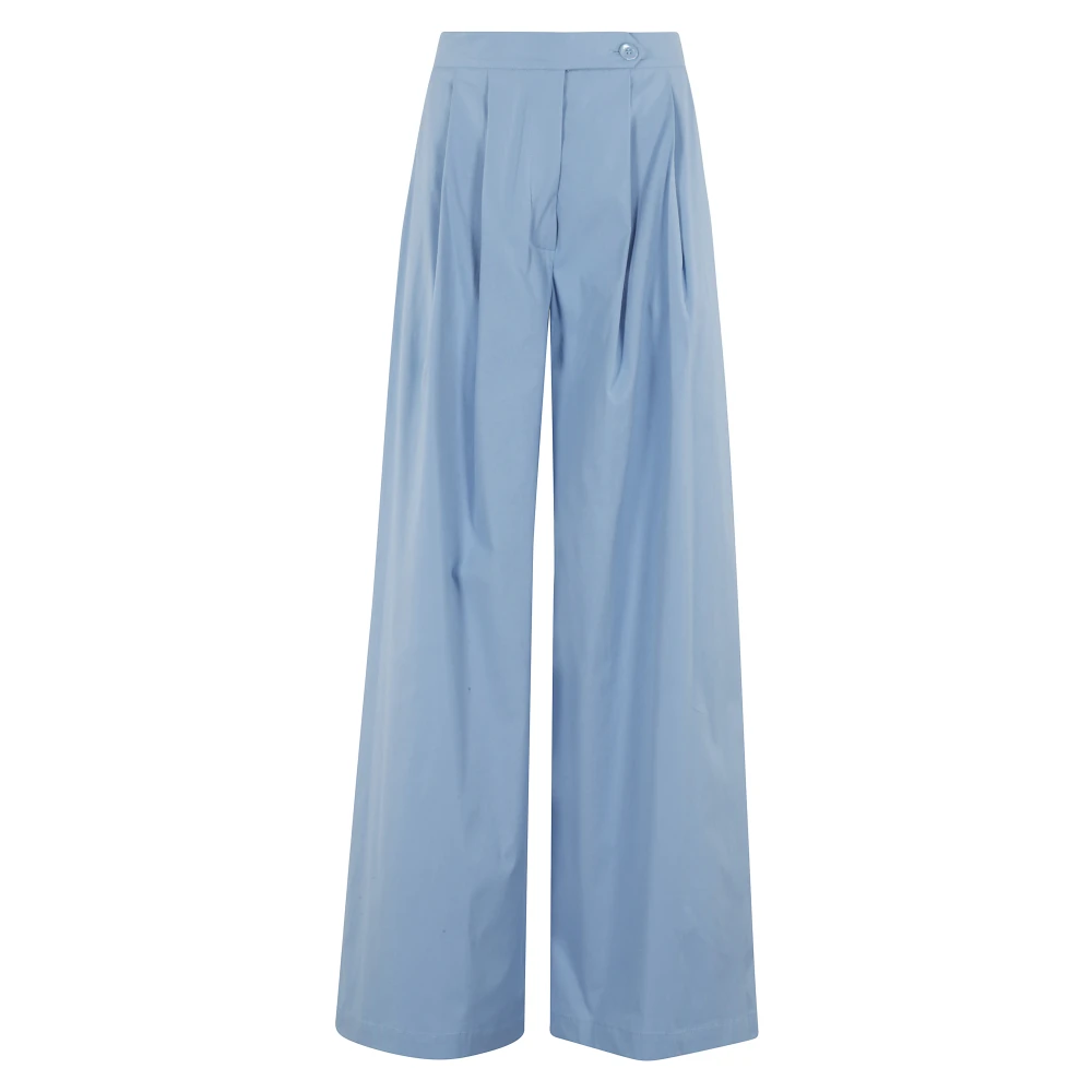 Semicouture Bloemen Camelia Jurk Blue Dames