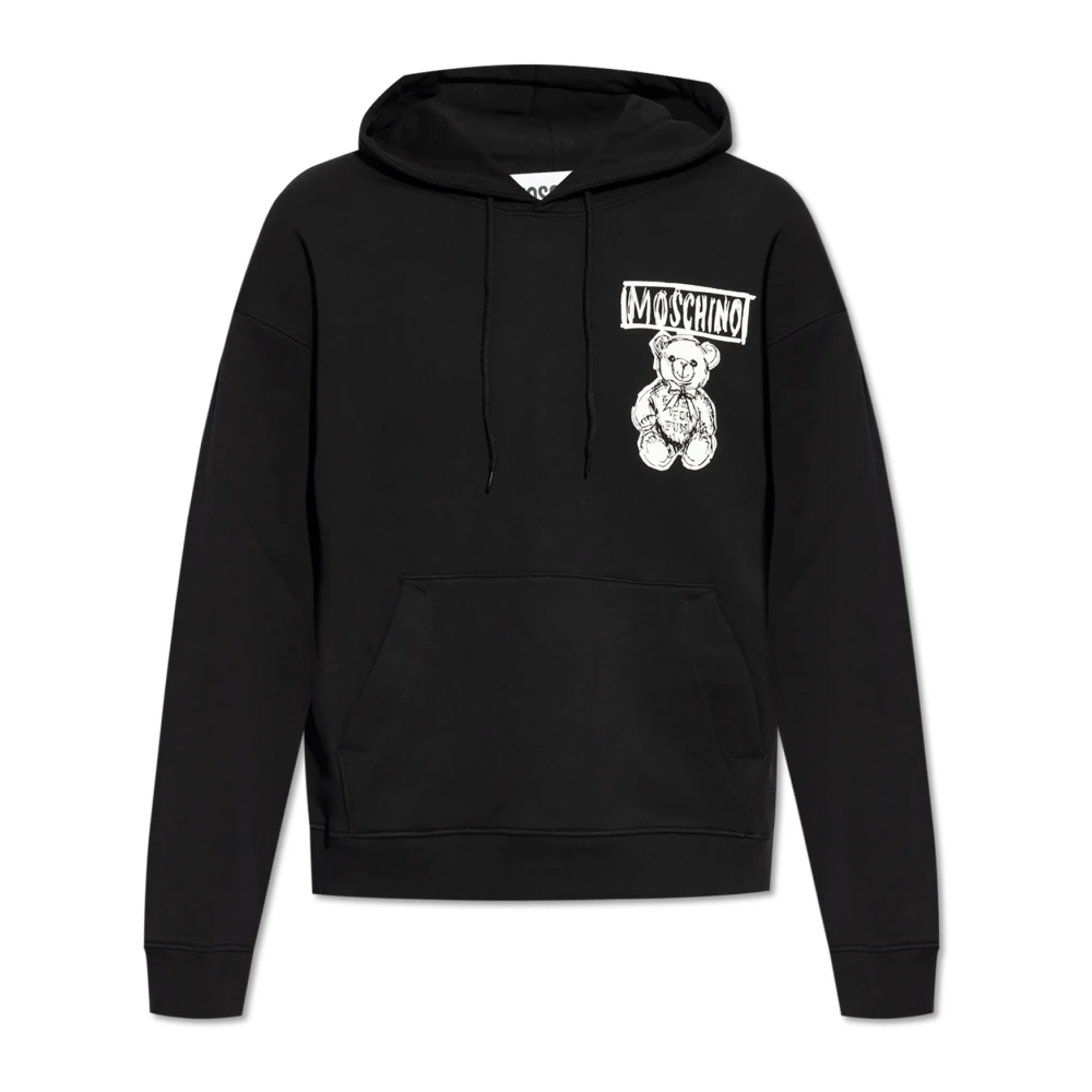 Moschino Sweatshirt met print Black Heren