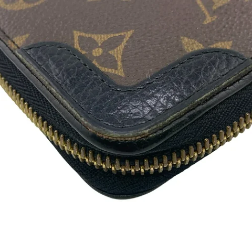 Louis Vuitton Vintage Pre-owned Canvas wallets Black Dames