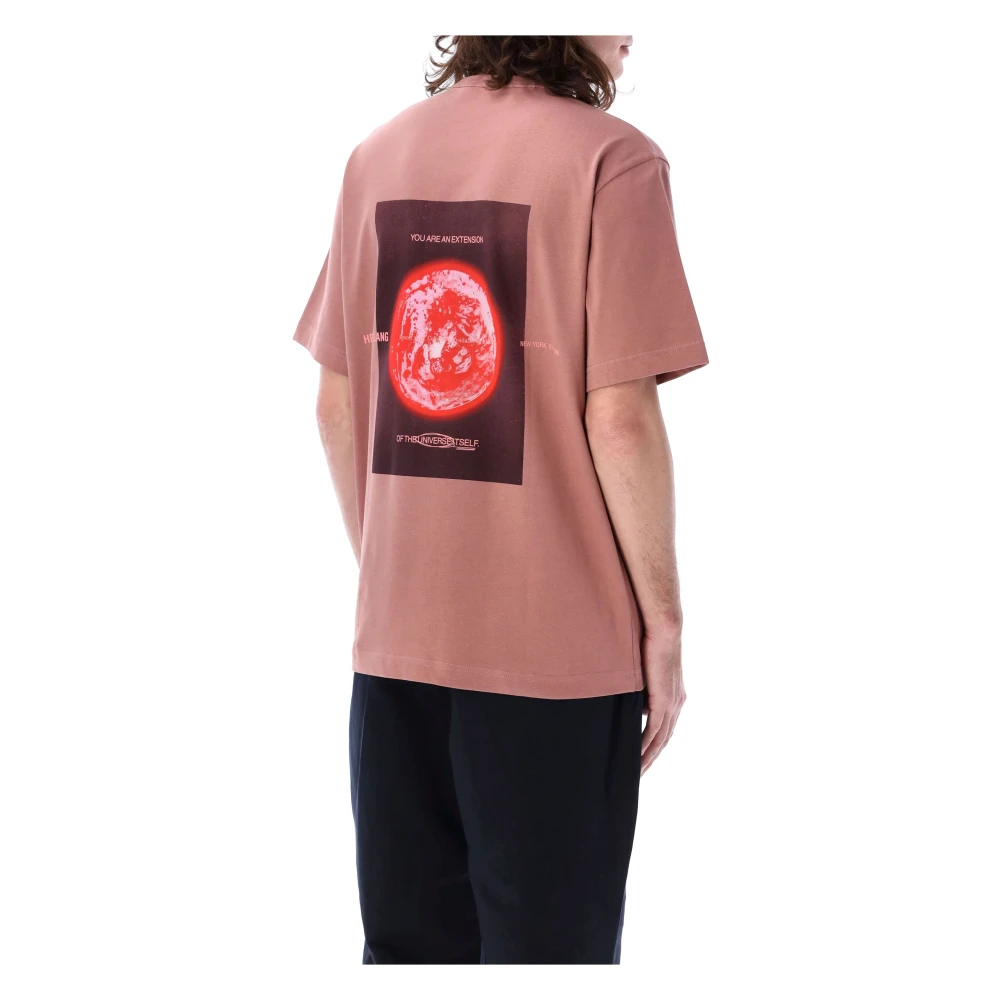Helmut Lang T-Shirts Pink Heren
