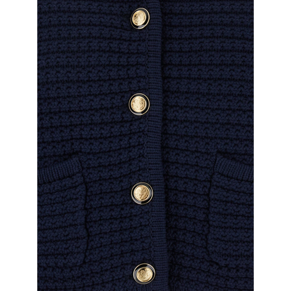 BA&SH Blauwe Cardigan met Metalen Knopen Blue Dames