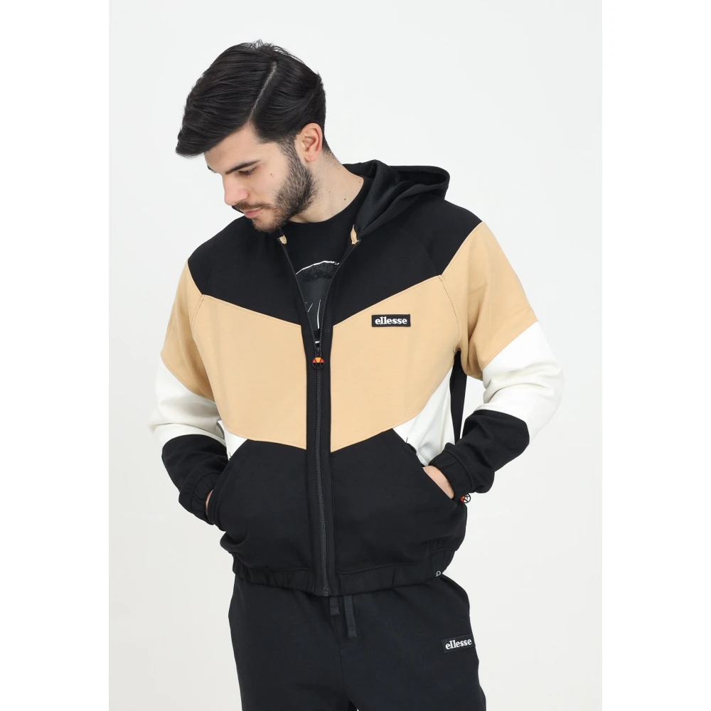 Ellesse Tricolor Chevron Rits Hoodie Multicolor Heren