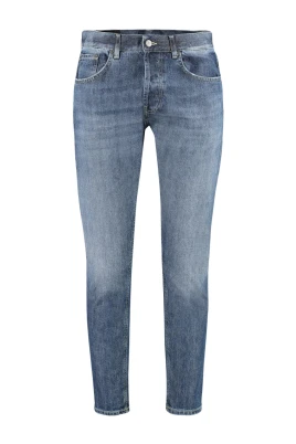 Klassiska tvättade jeans