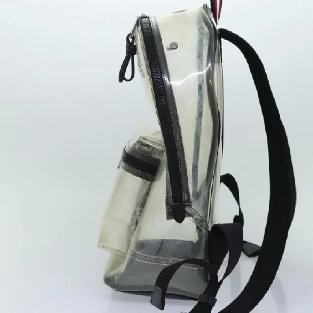 Bally Pre-owned Vinyl backpacks White Dames