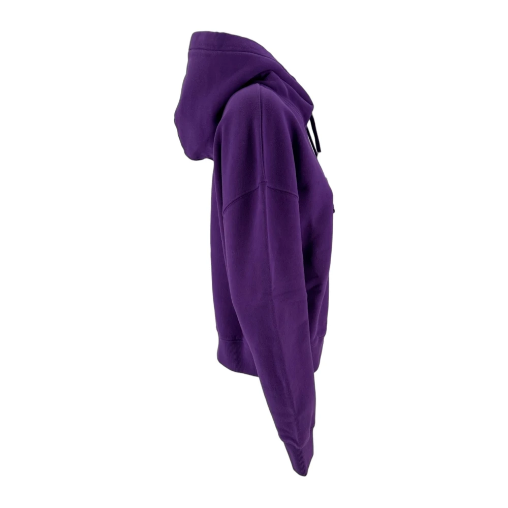 MC2 Saint Barth Paarse Cropped Sweater met Strass Purple Dames