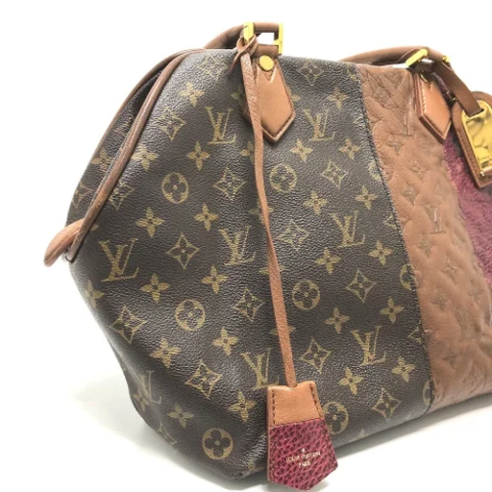 Louis Vuitton Vintage Pre-owned Cotton louis-vuitton-bags Brown Dames