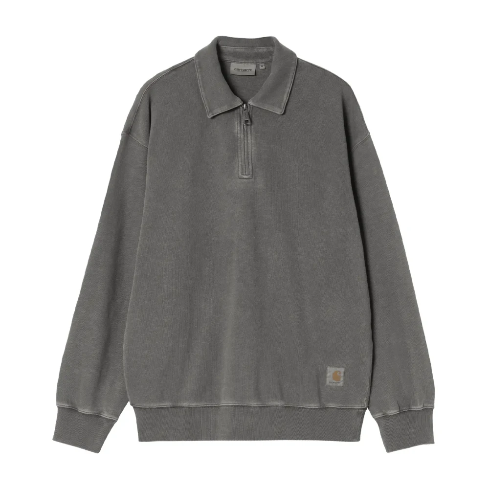 Carhartt Wip Men's Gray Sweatshirts, M, Harper Polo