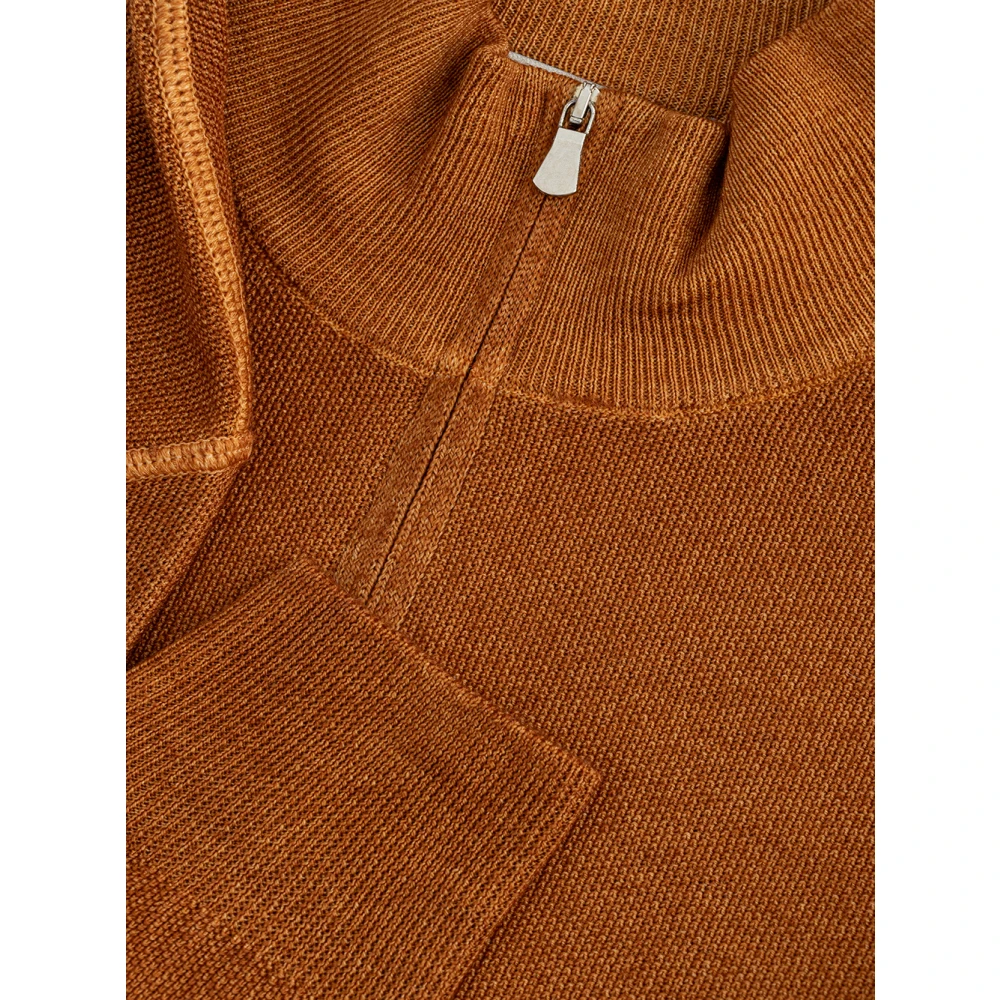 Gran Sasso Cardigan Sweater Orange Heren