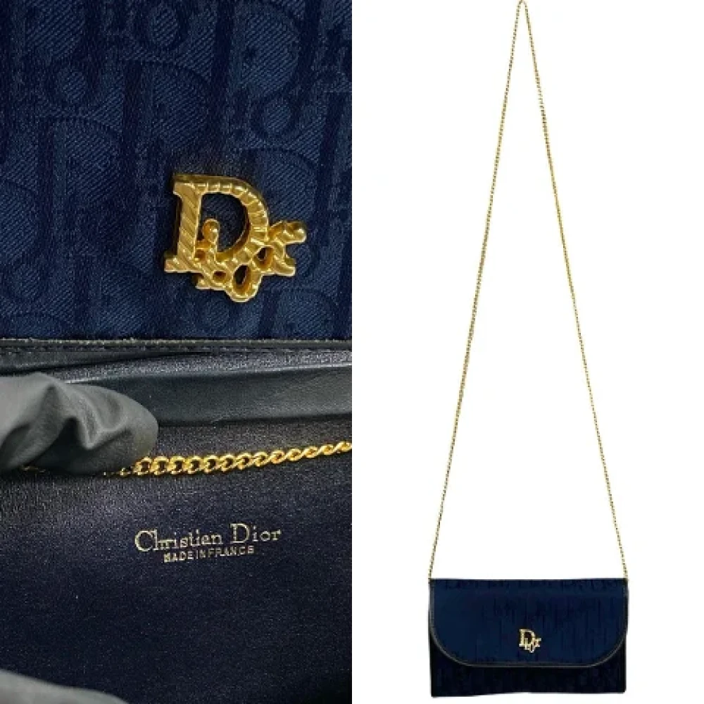 Dior Vintage Pre-owned Canvas dior-bags Blue Dames