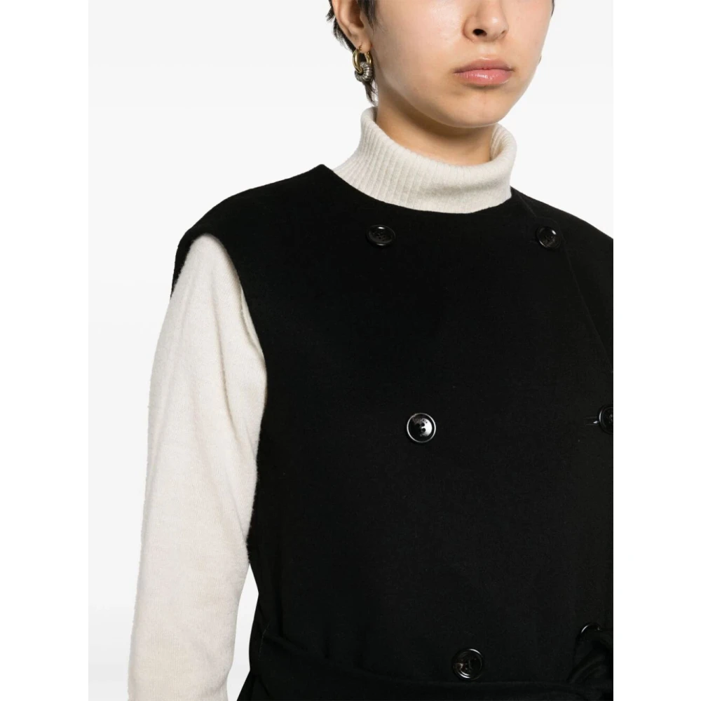 Max Mara Blauwe Stijlvolle Jurk Black Dames