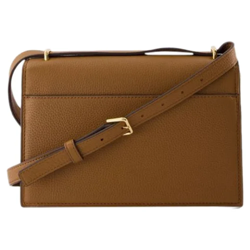 TORY BURCH Leather shoulder-bags Brown Dames