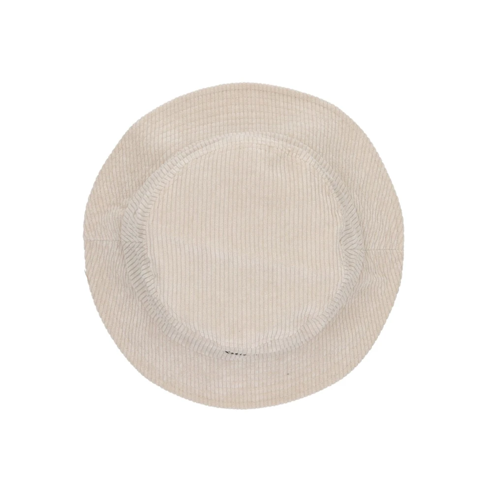 Obey Stoere Cord Bucket Hat Ongebleekt Beige Heren