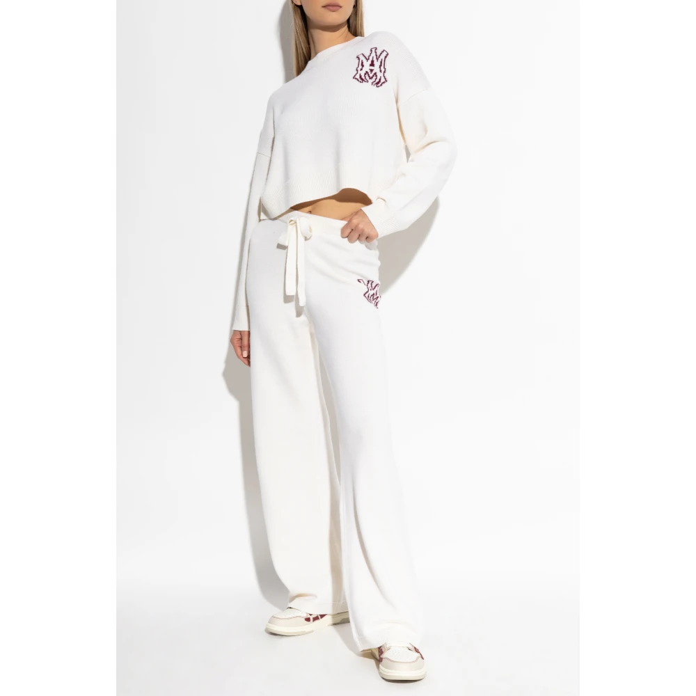 Amiri Wollen broek Beige Dames