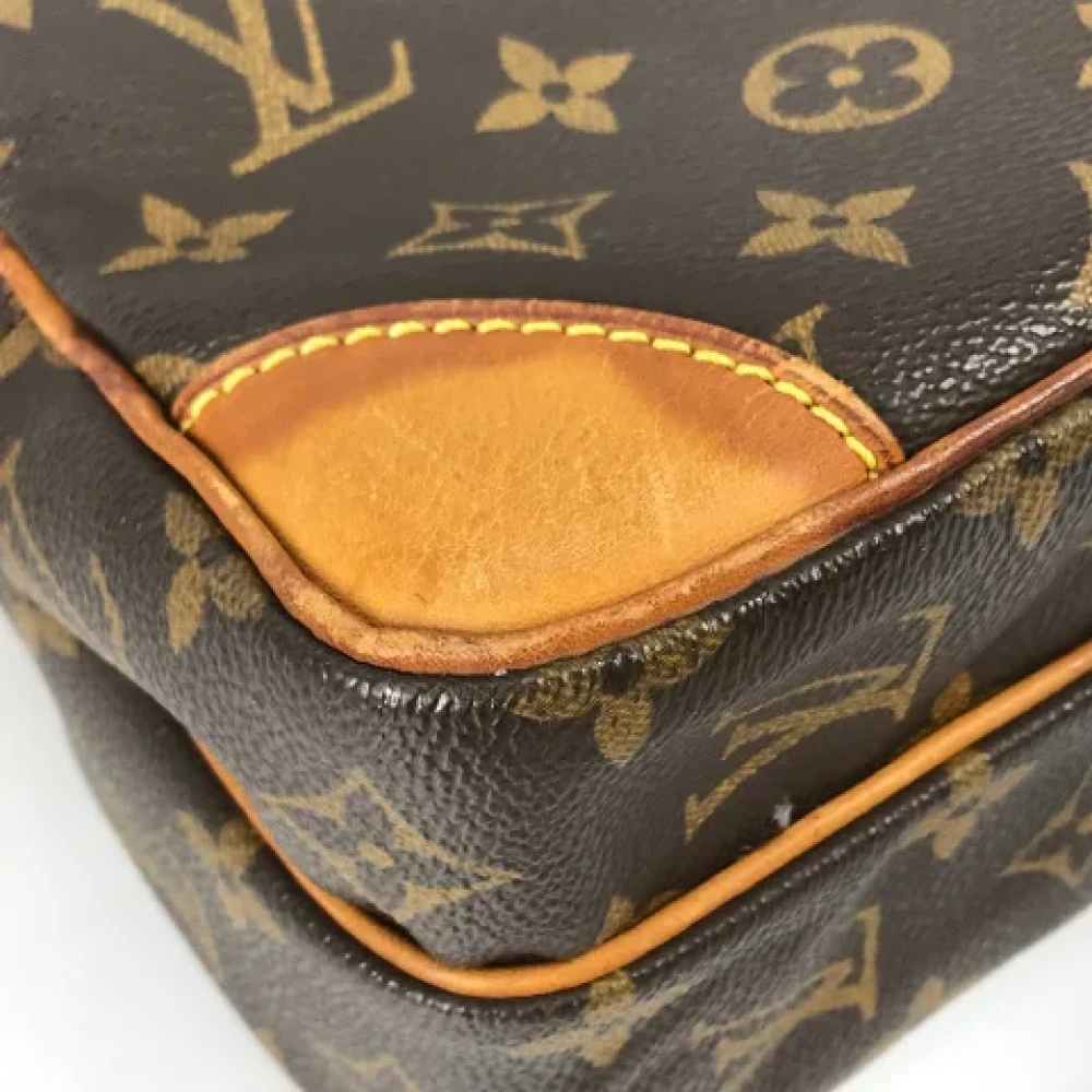 Louis Vuitton Vintage Pre-owned Cotton louis-vuitton-bags Brown Dames