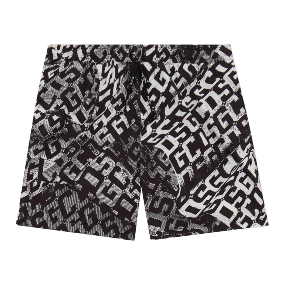 Gcds Multicolor Essentials Monogram Swimshorts - Male - Beachwear - S - Swimwear
