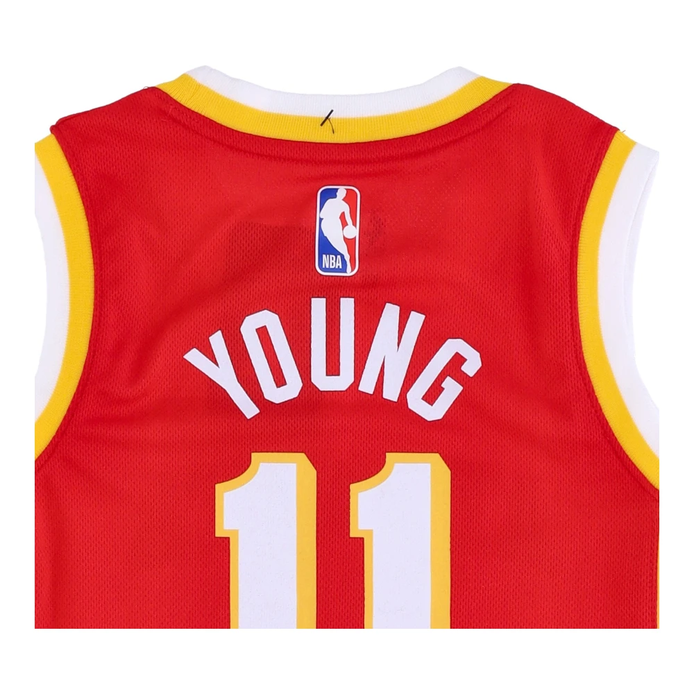 Nike Trae Young NBA Replica Icon Road Jersey Orange Heren