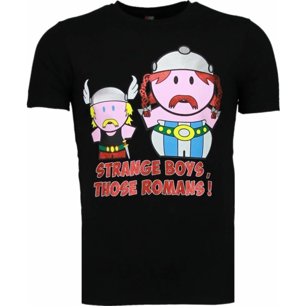 Local Fanatic Romans Billiga Sommarkläder - Man T Shirt - 51009Z Black, Herr