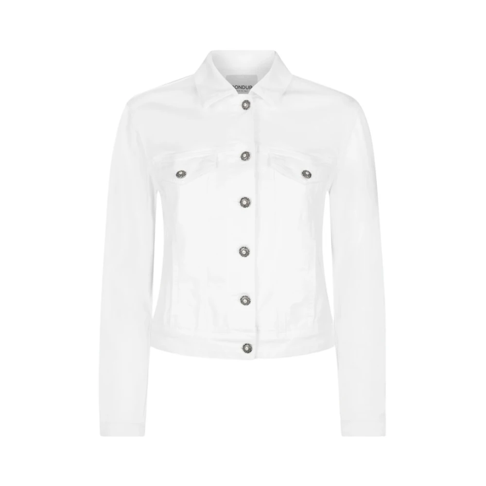 Dondup Donna Bianco Giacche, M, New,