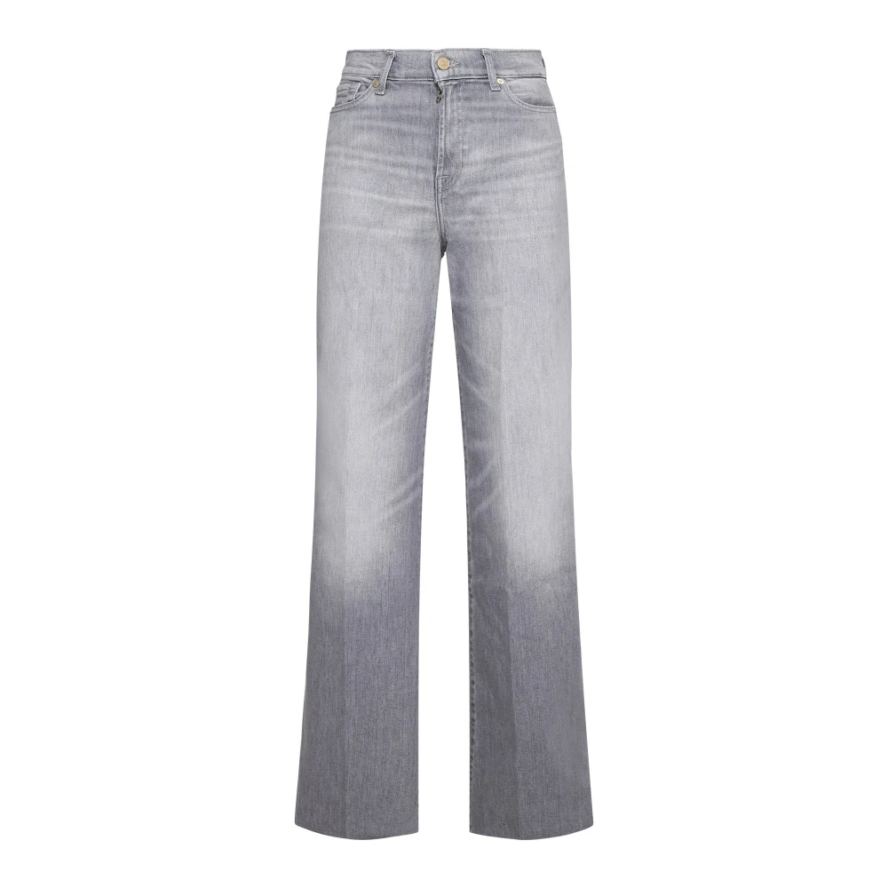 7 For All Mankind Grijze Jeans Aw24 Dameskleding Gray Dames