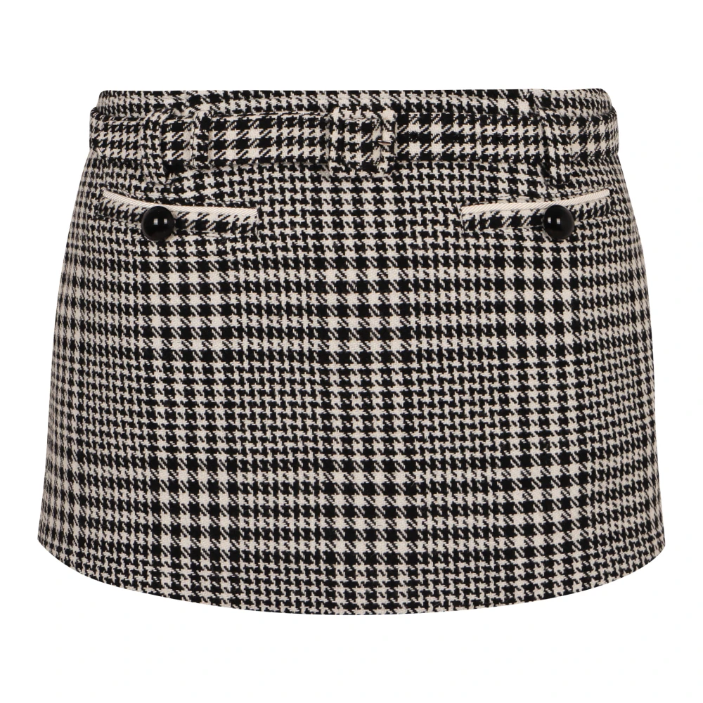 Self Portrait Women's Houndstooth Skort