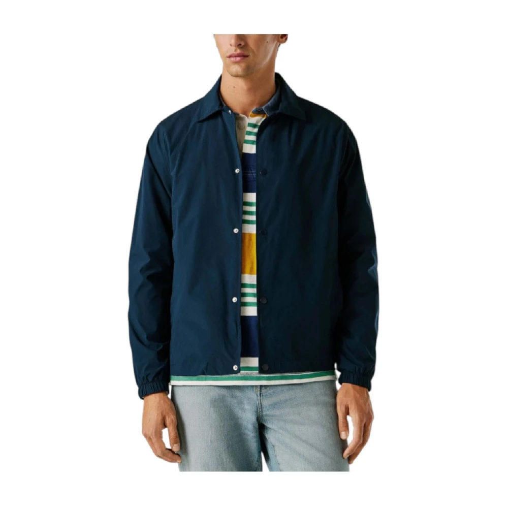 Pepe Jeans Men's Blue Sherman Jacket - Light Jackets - M - Jackets
