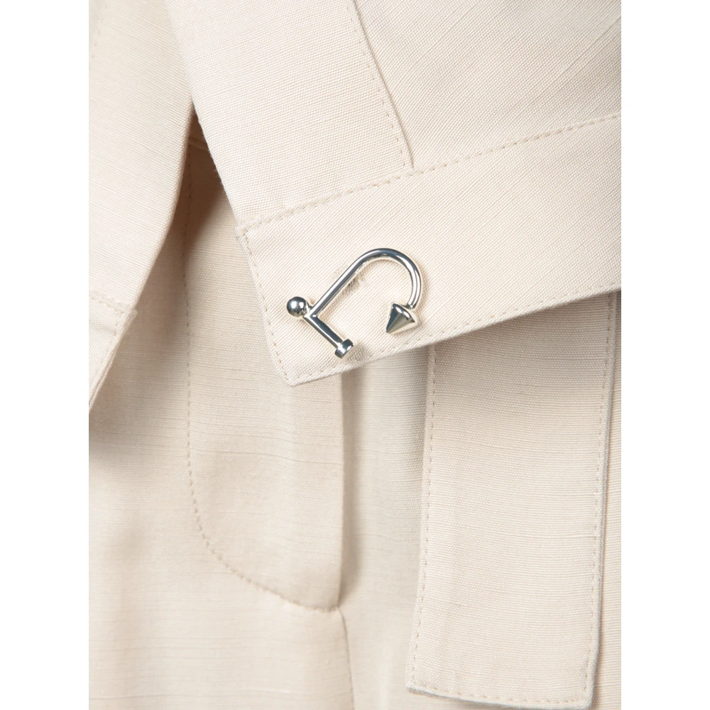 JW Anderson Ivoor Zijden Omslagbroek White Dames