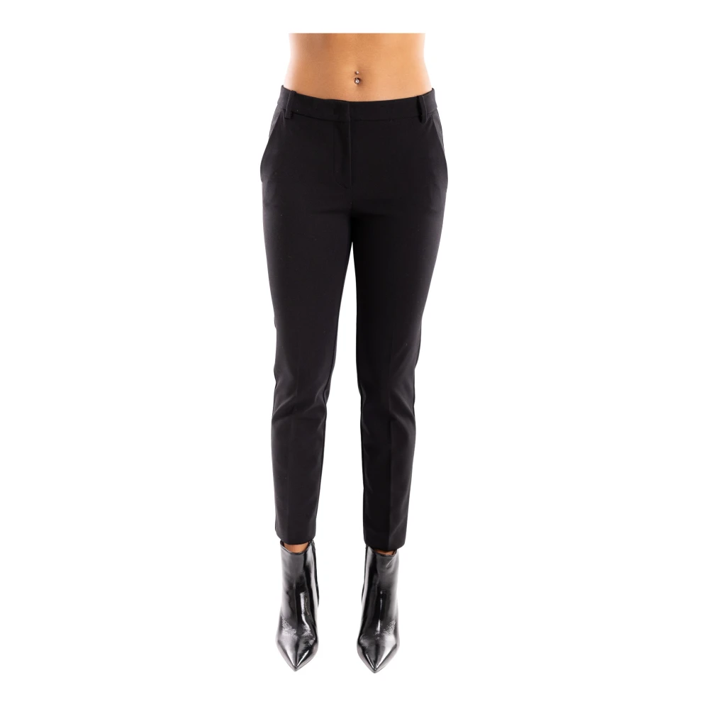 Pinko Donna Nero Pantaloni, M, New,