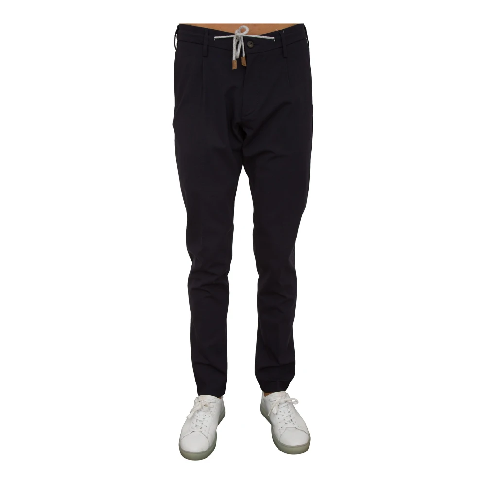 Eleventy Men's Blue Jogging Pants For Active Lifestyle