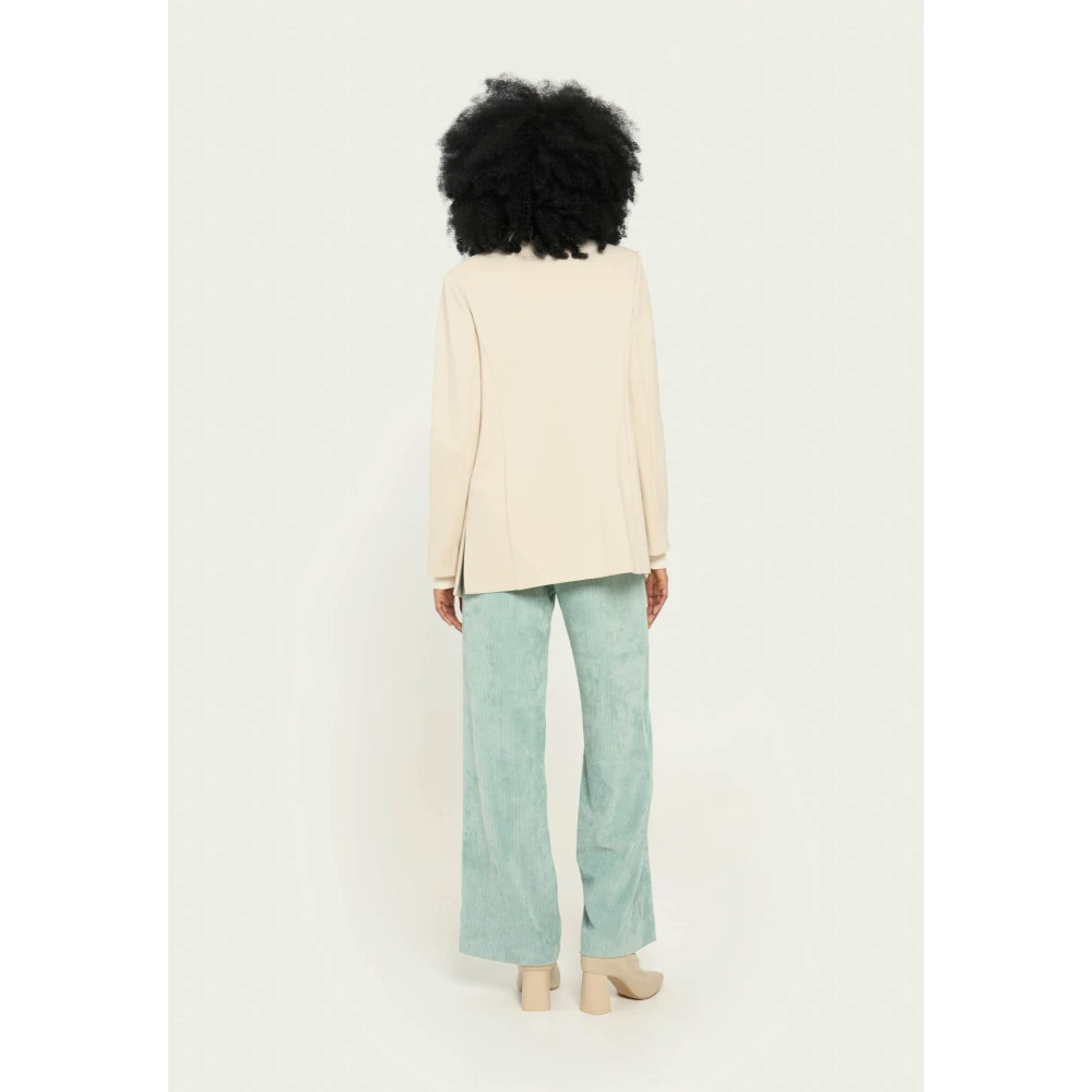 Vicario Cinque Relaxed fit jas Rima Beige Dames